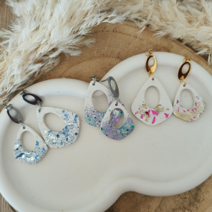 Boucle d'oreille Ovaline par melissanacrea