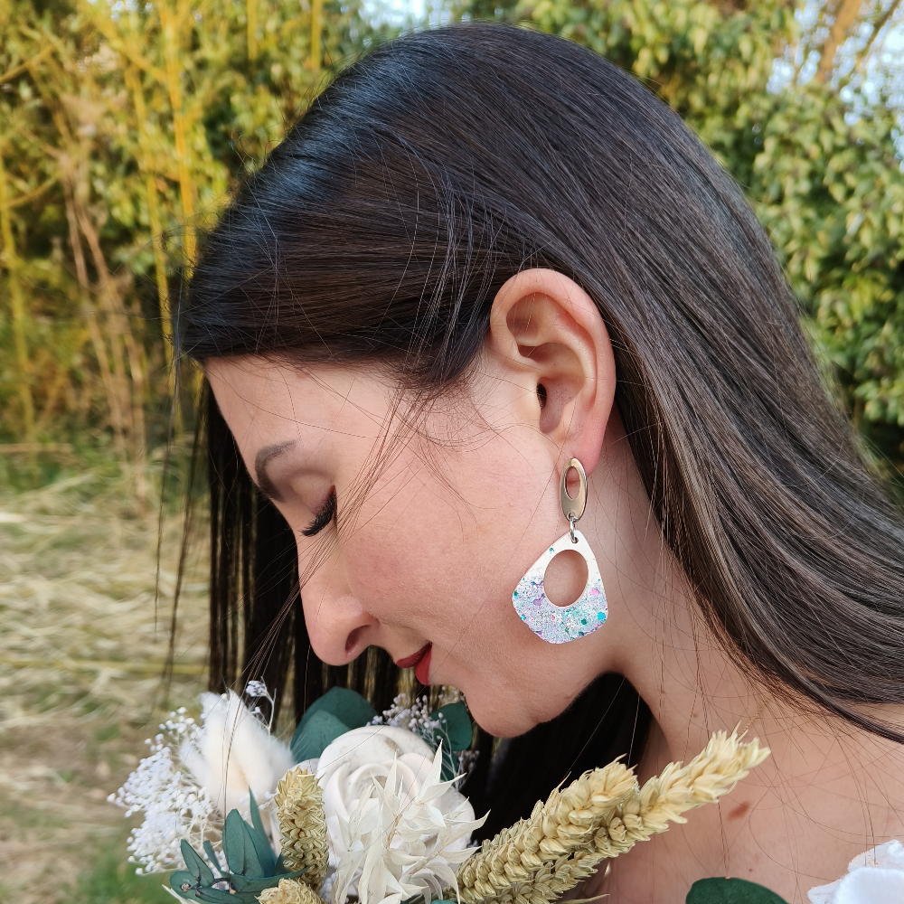 Boucle d'oreille Ovaline small licorne par melissanacrea