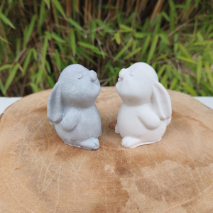 Lapins en jesmonite par melissanacrea