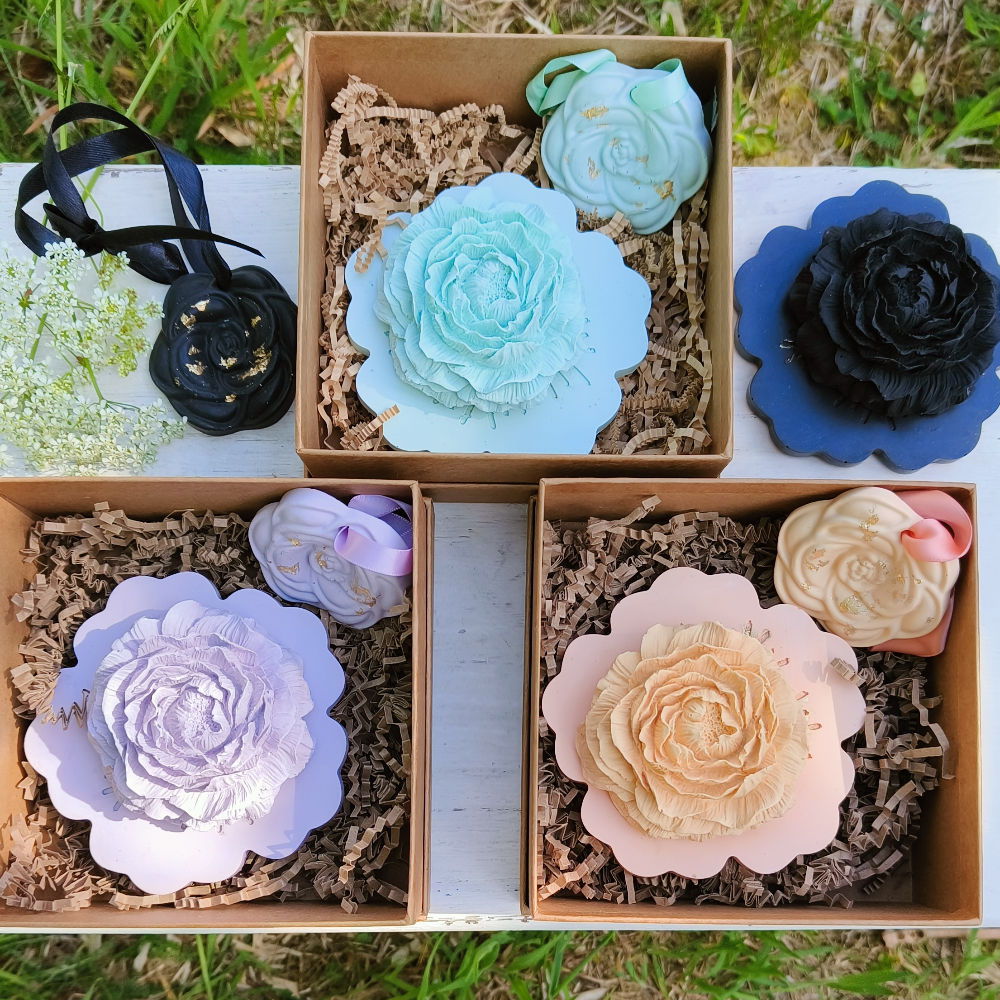 Coffret fête des mère en jesmonite par melissana crea