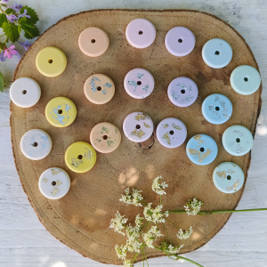 pampilles donuts collection arc en ciel en jesmonite