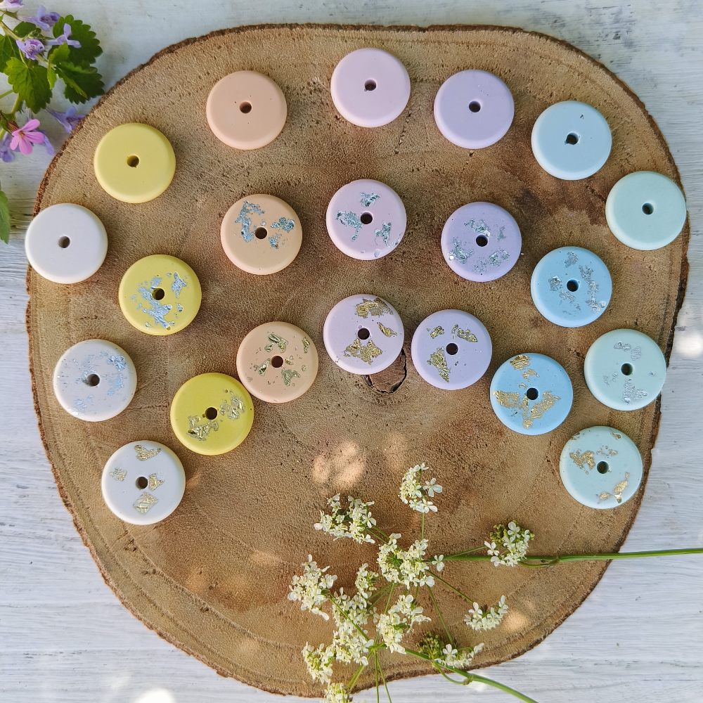 pampilles donuts collection arc en ciel en jesmonite