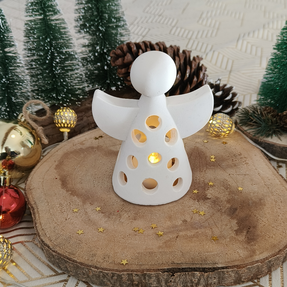 Photophore Ange Noël par Melissanacrea