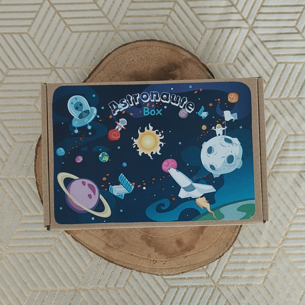 Box DIY enfant thème astronaute par Melissanacrea