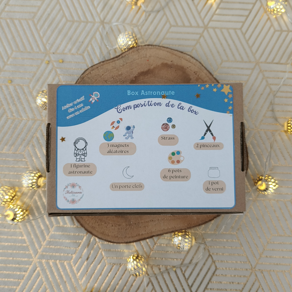 Box DIY enfant astronaute composition par Melissanacrea