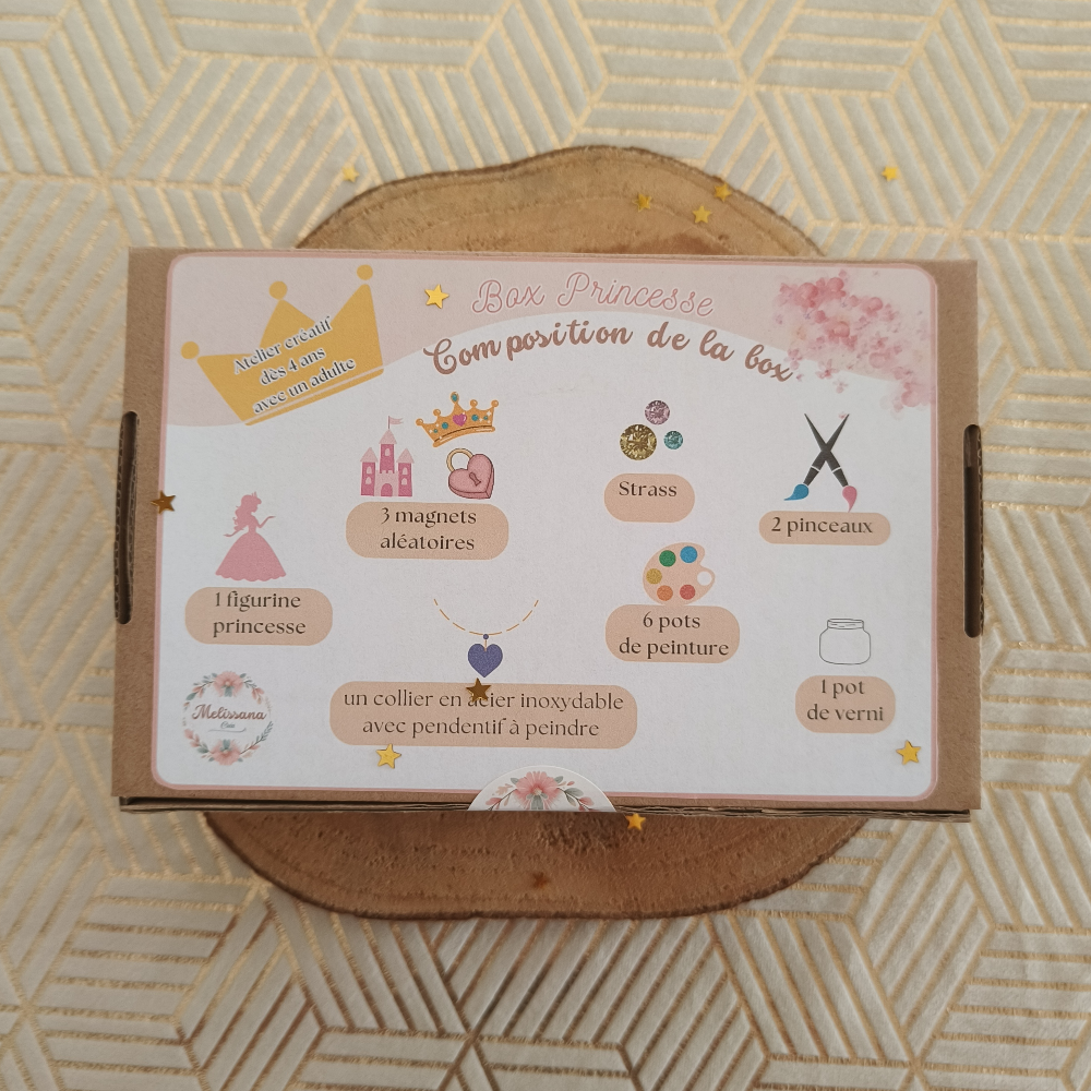Box DIY enfant princesse composition par Melissanacrea