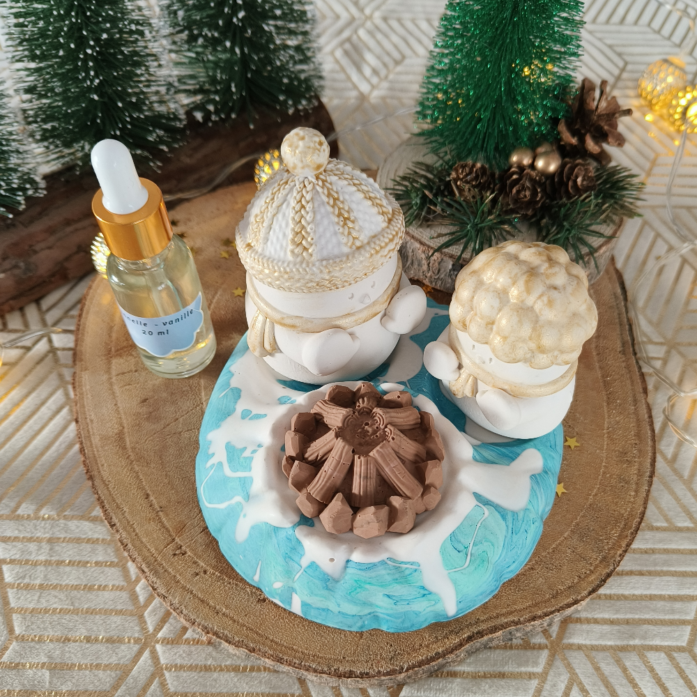 Coffret feu de camps hivernal à parfumer de Noël par Melissanacrea